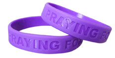 Cancer wristbands